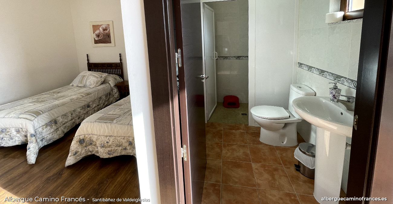 albergue-camino-frances-habitacion-doble-baño