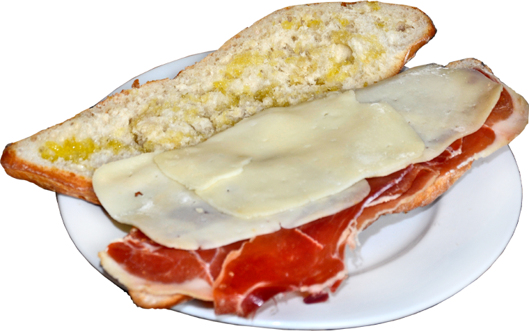 bocadillos-albergue-camino-frances-jamon-queso